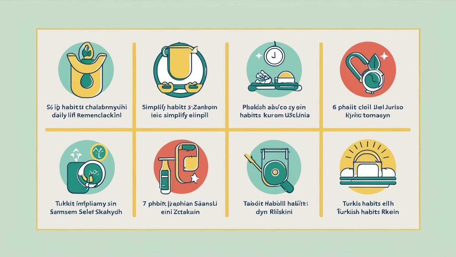 Günlük Yaşamınızı Kolaylaştıracak 6 Pratik Alışkanlık. türkçe olsun